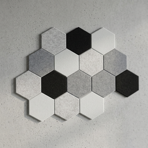 Panneaux acoustiques légers en fibre de polyester MQ 60x60cm – Solutions d'isolation phonique faciles à installer pour bureaux ouverts et appartements - Product Image 3