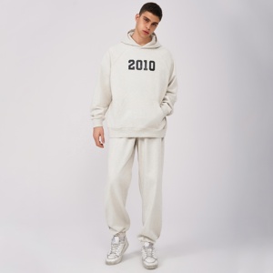 Conjuntos de <span class=keywords><strong>chándal</strong></span> unisex con logotipo personalizado, <span class=keywords><strong>chándal</strong></span> de lana pesado de 465 Gsm, conjunto de pantalones de <span class=keywords><strong>chándal</strong></span> <span class=keywords><strong>y</strong></span> sudadera con capucha de dos piezas para mujeres <span class=keywords><strong>y</strong></span> hombres - Product Image 4