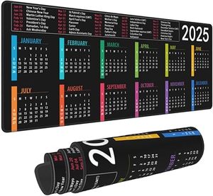 Tùy chỉnh kích thước in ấn 2025 lịch chuột Pad khâu cạnh máy tính Mousepad máy tính máy tính xách tay Chuột Mat Quà tặng khuyến mãi - Product Image 3