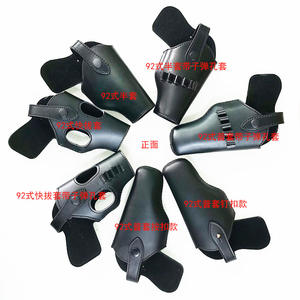 64/77/92スタイル本革ウエスト戦術バッグガンホルスターアウトドアバッグクイックドローステージフィルム小道具ピストルバッグ - Product Image 2