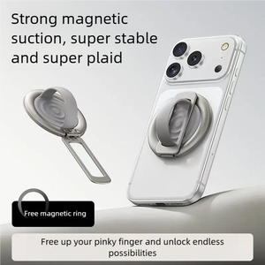 Magnetic <b>Phone</b> <b>Stand</b> Liquid Silicone Strong Magnet Multi Angle Adjustable Portable <b>Phone</b> <b>Holder</b> for Desktop Car Handheld - Product Image 2