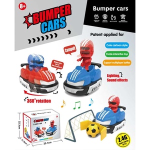 Voiture télécommandée 2,4 GHz avec fonction de combat et lumières musicales – Prête à l'emploi – Jouet <span class=keywords><strong>RC</strong></span> d'intérieur – Cadeau idéal - Product Image 1