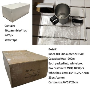 New 40oz Handle Ice Bar <b>Thermos</b> <b>Cup</b> 304 Stainless Steel Vacuum Insulated Tumbler with Lid Straw Flask Camping Use - Product Image 3