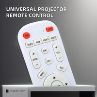 Acceso conveniente a la mayoría de las marcas Controles remotos Proyector ABS universal Código fijo Fácil acceso RCU Material de PC Teclado de silicona