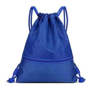 Promotion Custom Printed Logo Large Size Travel Sport Gym Camping Waterproof <b>Backpack</b> Drawstring Bag with Front Zipper - Product Image 5