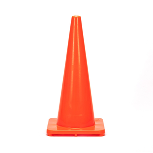 Cono de tráfico naranja de PVC sólido Advertencia de seguridad de altura de 70cm para control de tráfico Seguridad Wesure S7106 - Product Image 3
