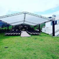 Barrières de scène modulaires en alliage d'aluminium 12x8, anti-explosion, pour le contrôle des foules et la sécurité lors d'événements et de spectacles musicaux