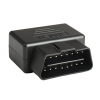 Conector macho universal de 16 pines OBD II OBD2 para camión de coche de 12V 24V (negro)