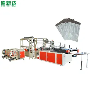 All in one Ups Dhl Poly Side Sealing Envelope Plastic Express Courier Mailer Bag Making Machine
