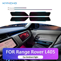 Pour Range Rover Vogue L405, éclairage ambiant LED pour voiture, symphonie de 64 couleurs, éclairage ambiant automobile, éclairage intérieur de voiture 12v