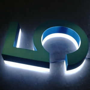 3d Gold Mirror Stainless Steel Channel Logo Backlit Letters Logo Custom Led Sign Led Letters <strong>Hotel</strong> Door Number - Product Image 2