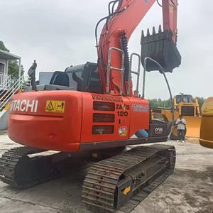 Excavatrice Hitachi Zaxis 120-3G, année 2023, faible nombre d'heures de fonctionnement, occasion, d'origine, 12 tonnes, machine de construction pour travaux de terrassement. - Product Image 1