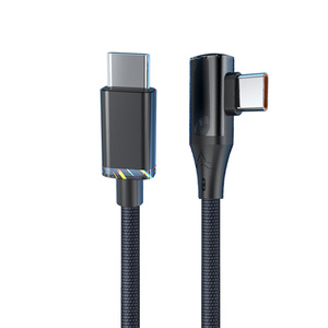 Cable USB C de 90 Grados, PD 120W 6A, Tipo C, USB C a USB C, Cable de Datos y Carga para iPhone y <span class=keywords><strong>Samsung</strong></span>, Carga Rápida - Product Image 2