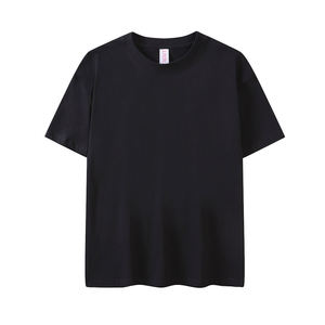 2023 Hot Quality Custom <b>Logo</b> Solid Regular Fit Men's T-shirt 280GSM Thick Cotton 100% Cotton - Product Image 5