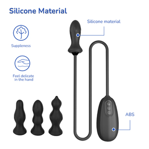<strong>Anal</strong> Pumping Toy Silicone Inflatable Dildo Butt Plug With Pump Ass Plug Expand Dildo Air-<strong>Filled</strong> Inflatable <strong>Anal</strong> Plug - Product Image 4