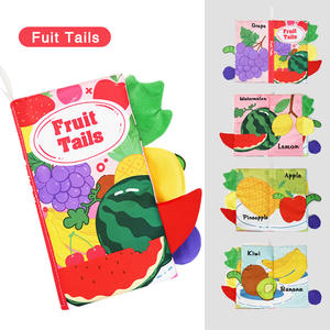 Libro Educativo per Bambini Unisex di Alta Qualità Creativo con Cartoni Animati Ecologico in Tessuto per l'Apprendimento Precoce Familiare - Product Image 4