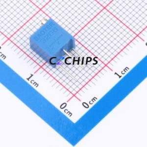 Résistance/potentiomètre réglable 3266W-203, composant traversant (THT)-3P, 6,8x4,7 mm, résistance 20 kOhm, 10 %, 500 mW, 250 ppm/ ℃ - Product Image 1