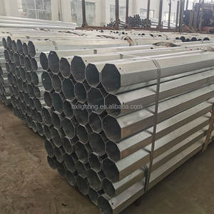 Bonne vente poteau tubulaire en acier galvanisé à chaud de 40 pieds poteau d'énergie électrique <span class=keywords><strong>portique</strong></span> en acier - Product Image 4