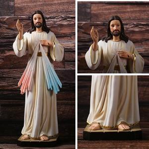 Artisanat religieux : Sculpture en résine de Jésus, figurine de Jésus - Product Image 5