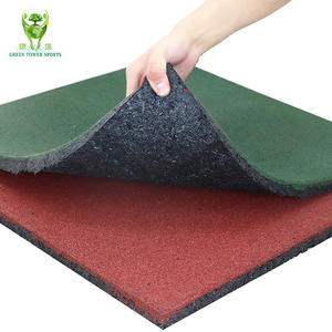 Plancher modulaire en caoutchouc personnalisé OEM Fournisseur de la Chine Résistance à l'acide-base pour terrain de basket extérieur Gymnastique antistatique - Product Image 1