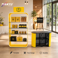 TIANYU Showroom - Affichage de tissus - Impression personnalisée - Cadre en aluminium de qualité - Fond résistant à la décoloration - Pour événements de marque