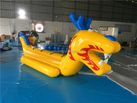 Bateau gonflable à Double ligne, équipement de jeu d'eau, divertissement, activités, Dragon