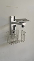 Support mural simple face en alliage d'aluminium arc-en-ciel pour moniteur patient - Mobilier médical