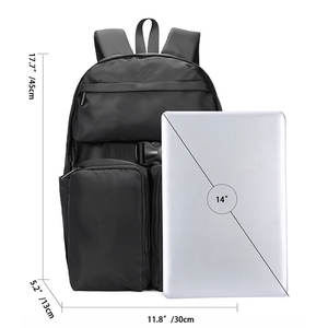 Custom Waterproof Black Usb School Causal Bags <b>Backpack</b> Laptop <b>Business</b> Computer Bag Laptop <b>Backpack</b> - Product Image 1