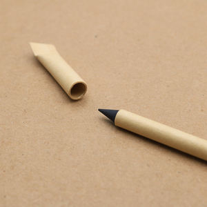 Lancement récent d'un crayon <span class=keywords><strong>HB</strong></span> créatif bas quantité minimale de commande papier Kraft crayon sans fin logo d'impression personnalisé - Product Image 2