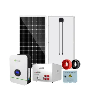 Sistema de painéis solares 3KW 5KW 10KW na grade Sistema de energia solar energia solar casa