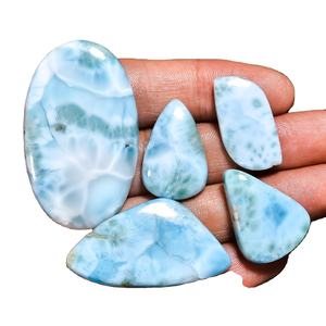 Cabujón de piedras preciosas sueltas High on Larimar, piedras preciosas sueltas Larimar para hacer joyas disponibles a precio a granel, piedras preciosas de forma mixta - Product Image 1