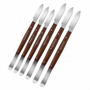 Cuchillo de cera dental premium Dentovos, instrumento de modelado y tallado de cera protésica, acero inoxidable 420 para coronas y puentes - Product Image 6