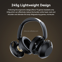 Marque Oforui pour casque sans fil Bluetooth Microphone antibruit ANC pour jeu supra-auriculaire