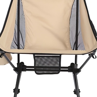 Chaise de camping pliable en alliage d'aluminium - Meuble d'extérieur ultraléger, portable et imperméable pour le camping, la plage, la pêche et les pique-niques