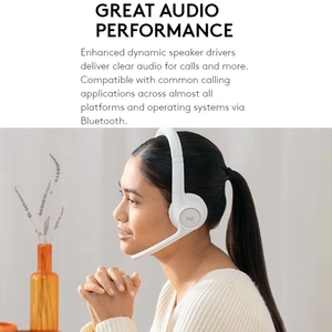 Gốc Logitech Khu Vực 300 Giảm Tiếng Ồn Có Thể Gập Lại Micwith Câm Điều Khiển Không Dây Máy Tính Tai Nghe Headphone Cho Gamer - Product Image 6