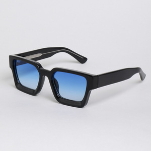 Lunettes de soleil carrées à monture épaisse SPUKA 3516, verres dégradés et miroir, protection UV400, logo personnalisé, lunettes, gafas - Product Image 5