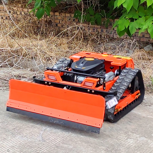 Máy cắt cỏ điều khiển từ xa giao hàng miễn phí với khung gầm bánh xích và xẻng đẩy, thích hợp cho mọi địa hình, chứng nhận CE - Product Image 3