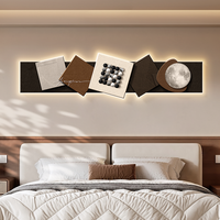 Luxe élégance lune chambre décor à la maison peinture salon canapé fond mur UV impression LED décor peinture