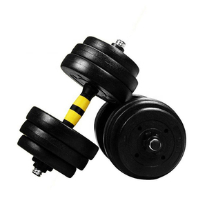 Manubri Fitness per uso domestico 10kg 20kg manubrio Fitness con peso liberamente regolabile - Product Image 4