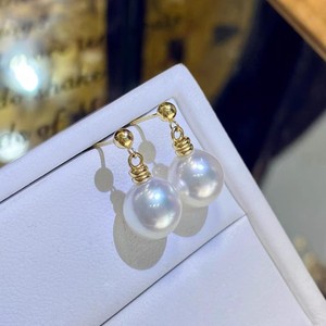 Accesorios de Perlas DIY, Bandeja Vacía para Pendientes de Plata S925 con Cuentas de 8-9 mm, Pendientes de Joyería de Plata a la Moda, Accesorio 22578DIY - Product Image 1