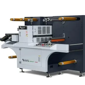 Smart-360 sticker die cutter semi or full rotary cut high precision with a simple slitting device