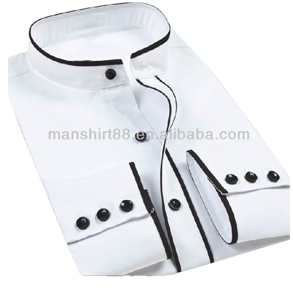 Design Contrast Stitch Man Shirt 