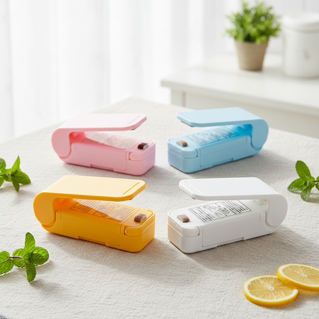 Household Manual Mini Recyclable Plastic Vacuum Food Bag Sealer Thermal Portable Heat Seal Machine