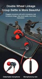 ผู้ผลิตหูฟังในหูสำหรับ E-Sports เกมส์ชุดหูฟังแบบมีสายหูฟังสำหรับโทรศัพท์มือถือคอมพิวเตอร์ PS4 <span class=keywords><strong>PS5</strong></span>กับไมค์ - Product Image 3