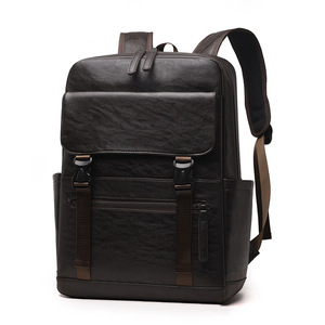 Mochila de PU para hombre, gran capacidad, impermeable, transfronterizo, para negocios y estudiantes, mochila escolar para venta al por mayor - Product Image 2