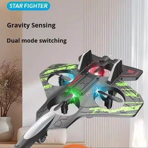 Popular Children's Remote Control Airplane Fighter Jet Model Glider Plastic Drone Aircraft Toy Follow Me 80m <b>Range</b> - Product Image 3