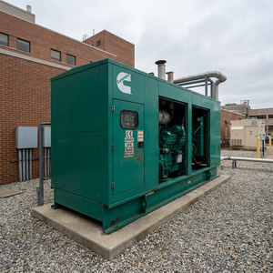 Générateur diesel silencieux triphasé AC 12V 750kVA 50/60Hz avec système de refroidissement par eau, démarrage automatique, démarrage à distance, ATS, remorque - Product Image 4