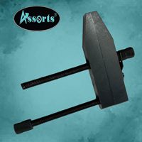 Assortiment de pinces parallèles métriques pour outilleurs, 4 pouces (200 mm), pinces en F réglables, acier allié, finition époxy noire