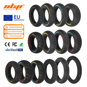 Ulip 8.5*2 10*3 10*2 90/65-6.5 12*2.125 エアレス ソリッド タイヤ 9インチ 電動スクーター用 ホイールタイヤ 交換部品 ゴムタイヤ - Product Image 1