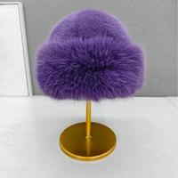 Sombrero de Pescador de Piel Sintética para Mujer, Lujoso y Cálido para Invierno, Ideal para Días Fríos y Nevados